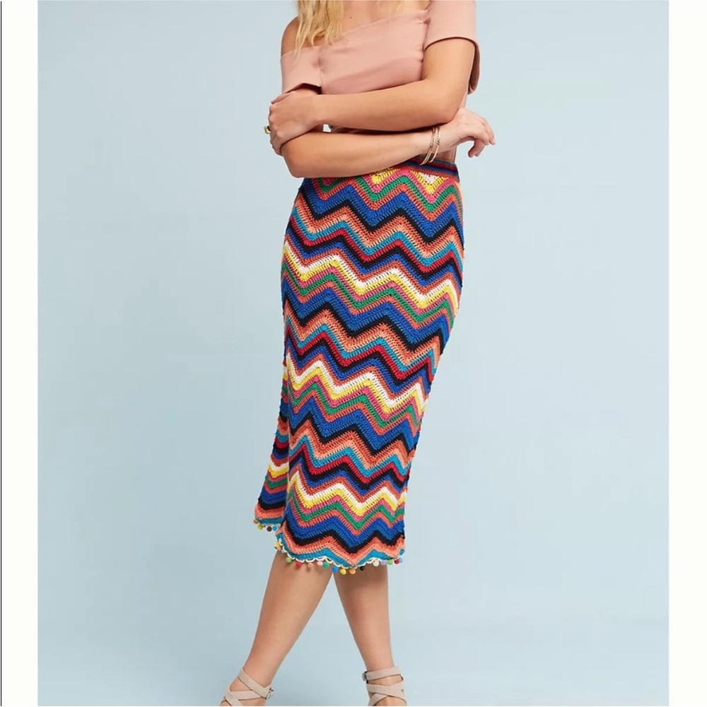 Farm Rio crochet skirt